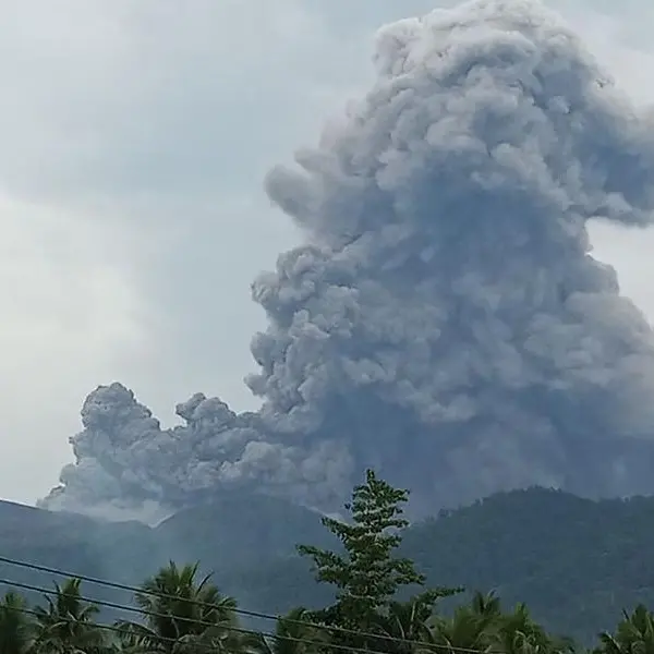 Indonesia volcano erupts, spews ash 3 km into sky