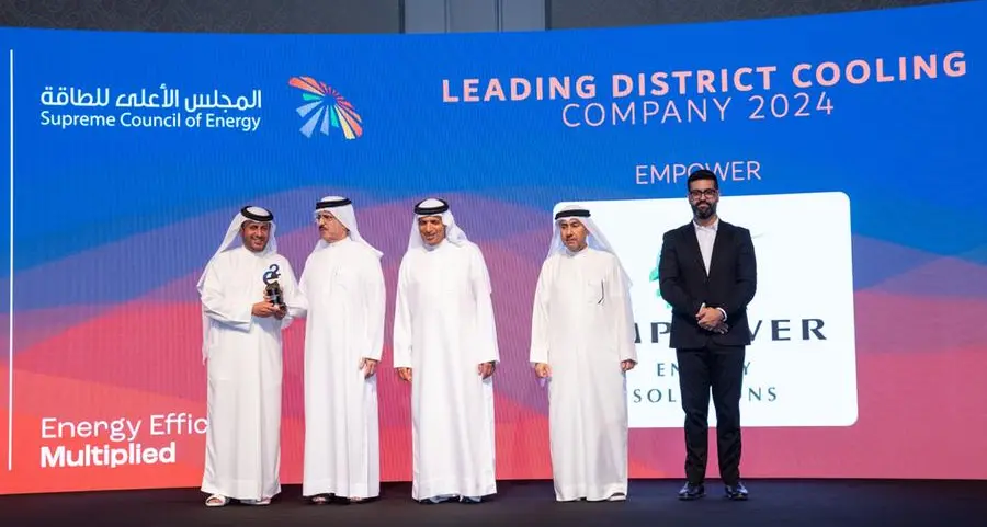 Dubai Supreme Council of Energy honors Empower with the title, the Leading District Cooling Company in Dubai