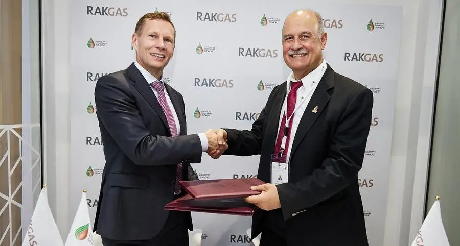 SNOC and RAKGAS sign gas storage service agreement