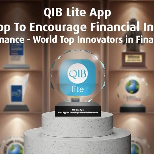 QIB wins “Best app to encourage financial inclusion” global award