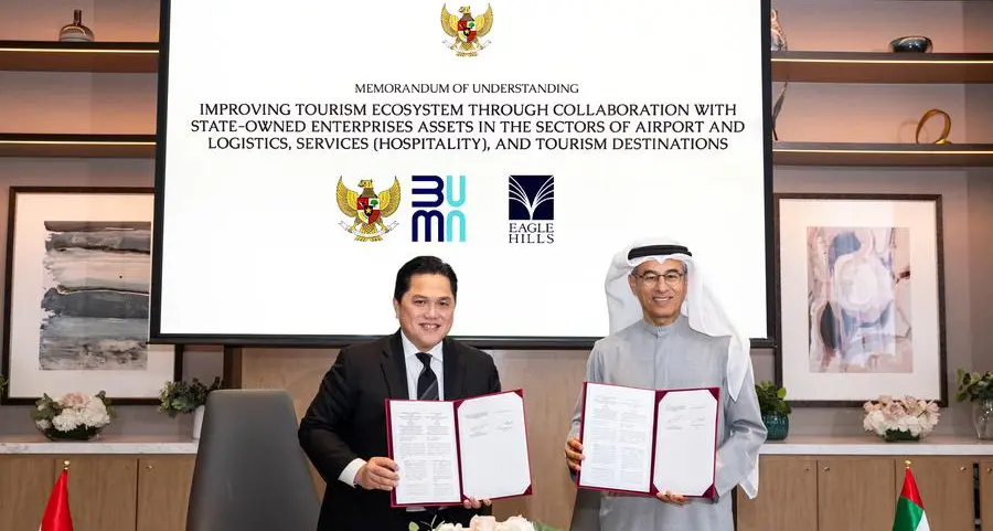 وزارة الشركات المملوكة للدولة في إندونيسيا وشركة إيجل هيلز العقارية يوقعان اتفاقية تطوير سياحي بقيمة 3 مليارات دولار