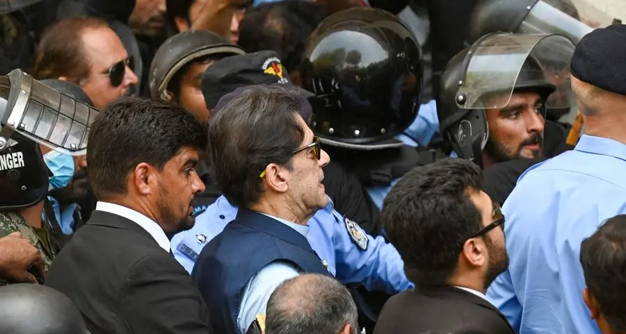 Pakistan ex-PM Khan arrives at court for bail hearing: AFP journalist