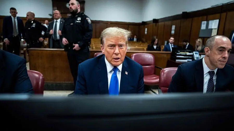 Trump back in court as jury takes shape