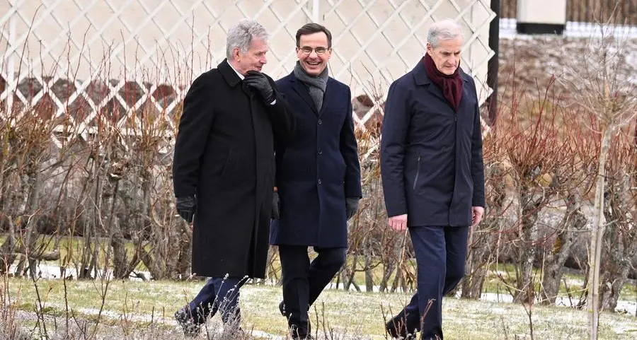 Finnish president says Finland and Sweden heading \"hand-in-hand\" into NATO