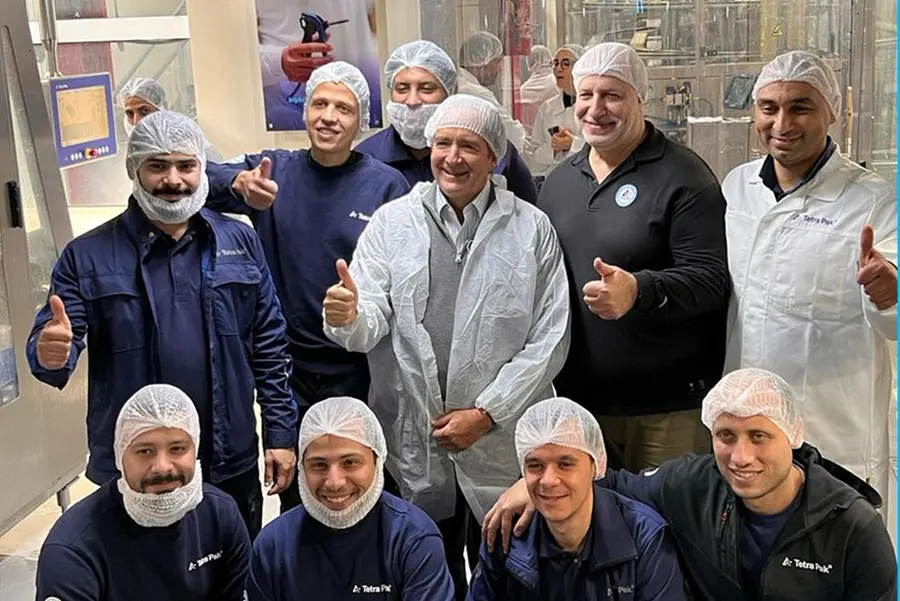 Tetra Pak Global President and CEO, Adolfo Orive, visited Egypt with the goal to meet key stakeholders and deepen his understanding of the market and its potential. Image courtesy: Tetra Pak