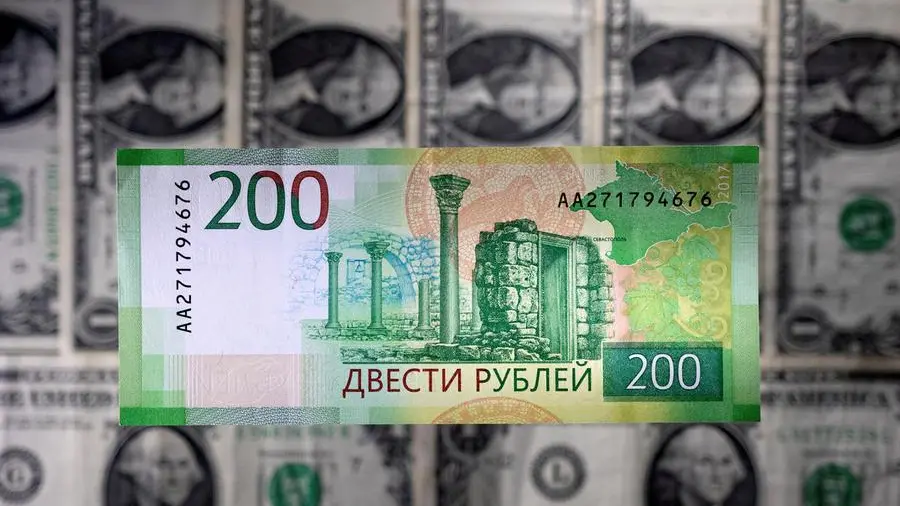 Russian rouble weakens vs US dollar on Ukraine talks uncertainty