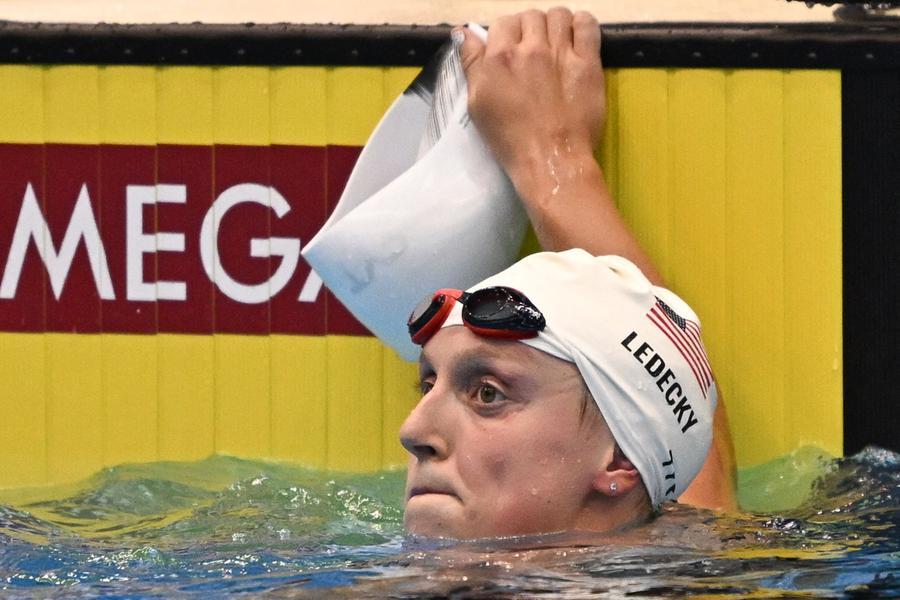 Ledecky gets back to work after epic 400m showdown