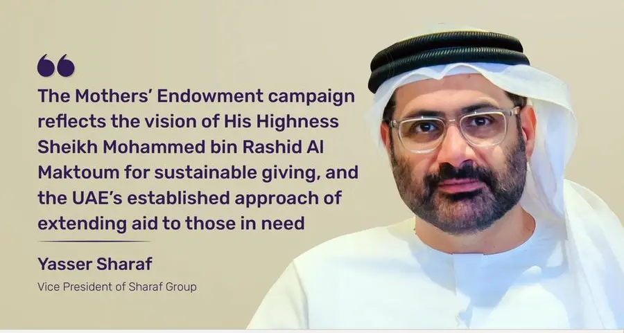 Sharaf Group donates AED 5mln to Mothers’ Endowment campaign