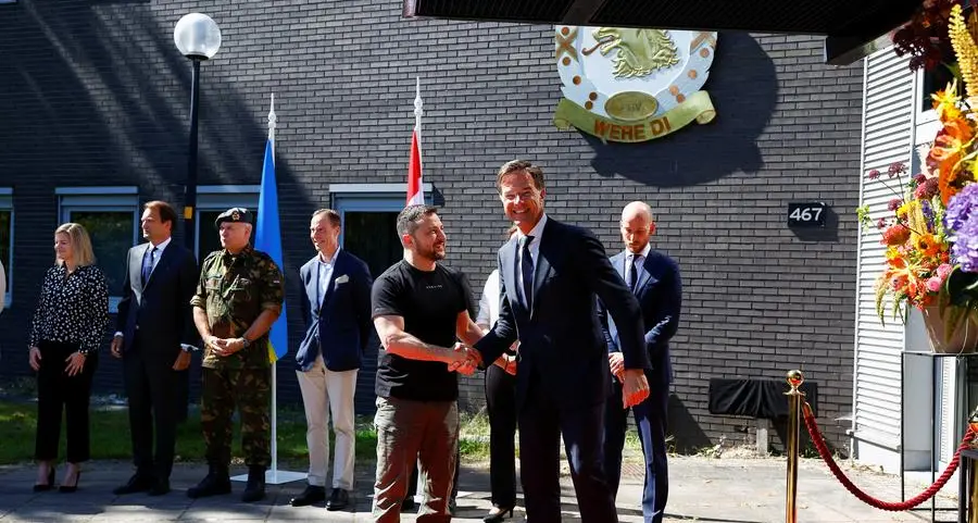 Ukraine's Zelenskiy in Netherlands in push to boost air defences