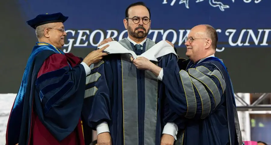 H.E. Mohammad Al Gergawi awarded Honorary Doctorate at Georgetown University