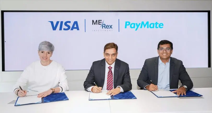 Visa تتعاون مع \"ميريكس للاستثمار\" و PAYMATE لتسهيل تحصيل إيجارات أصول البيع بالتجزئة للشركات