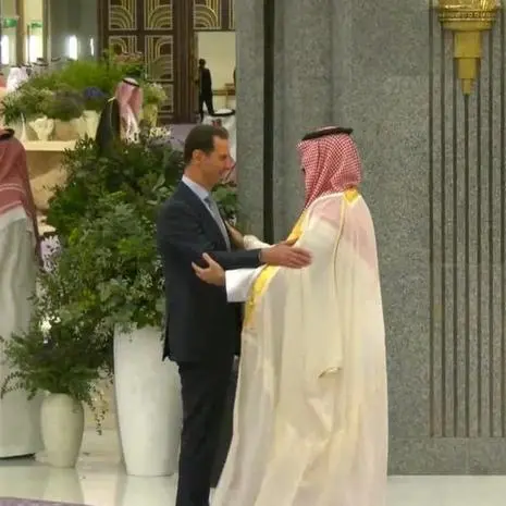 Syria's Assad meets Saudi Prince Mohammed in Jeddah for Arab League Summit