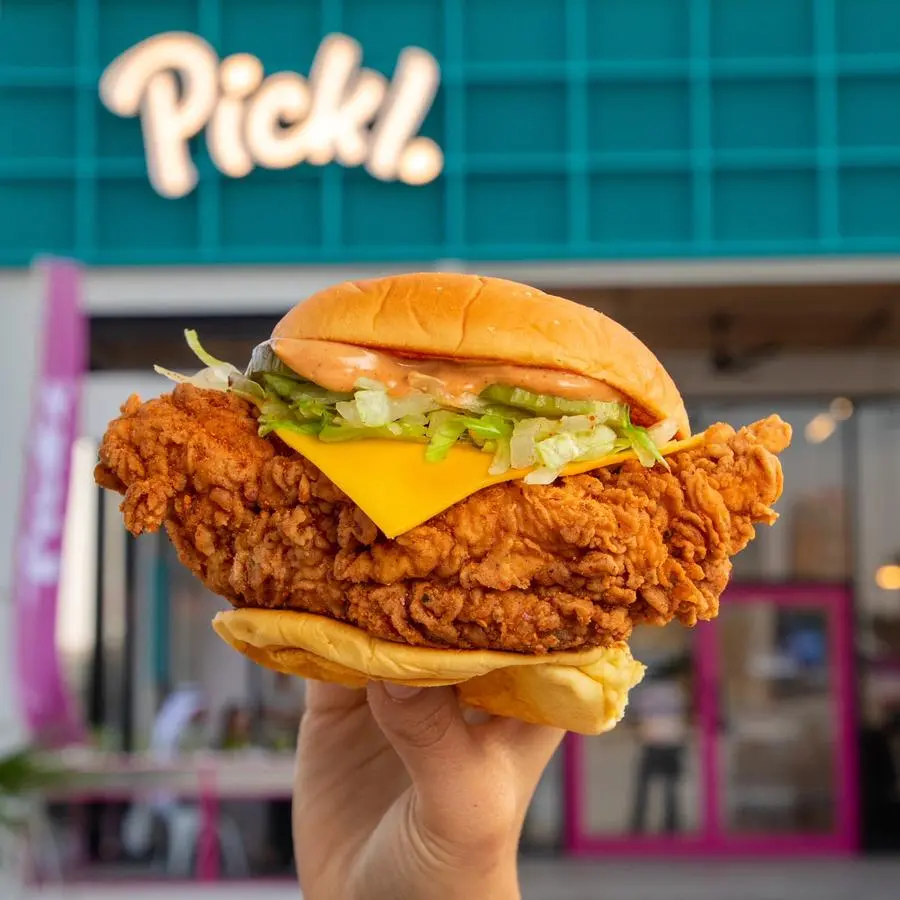 Chicken Sando burger. Image courtesy: Pickl