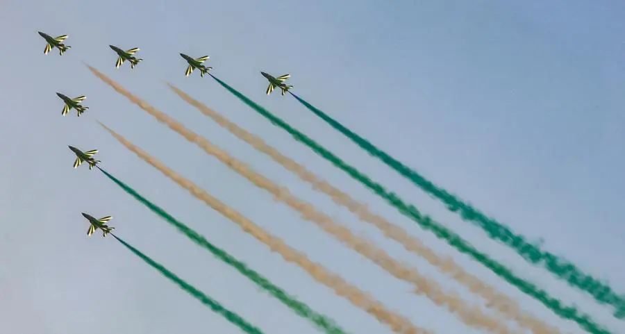 Fireworks illuminate Saudi Arabia’s skies to mark 94th National Day