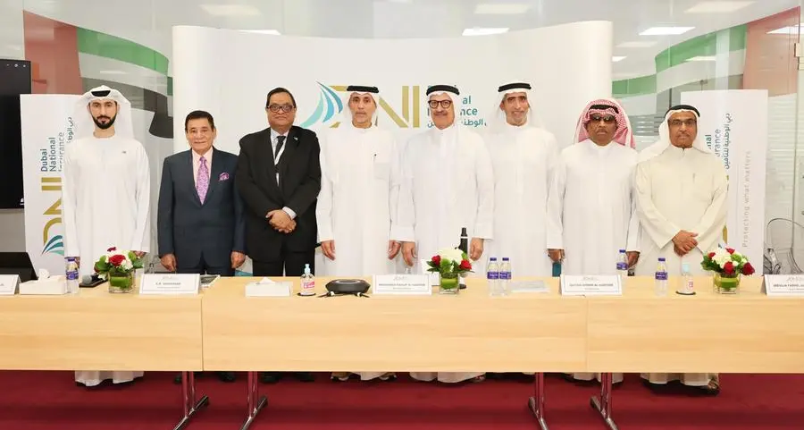Dubai National Insuranc e approves a cash dividend of 10 % at the Annual General Assembly meeting
