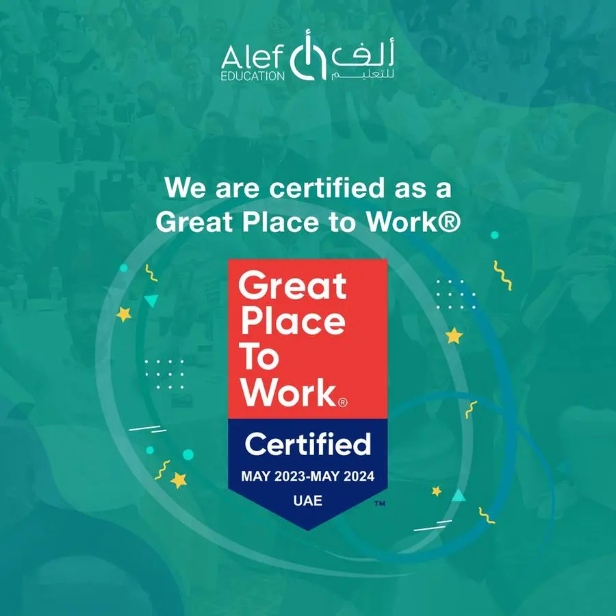 Alef Education receives Great Place to Work certification