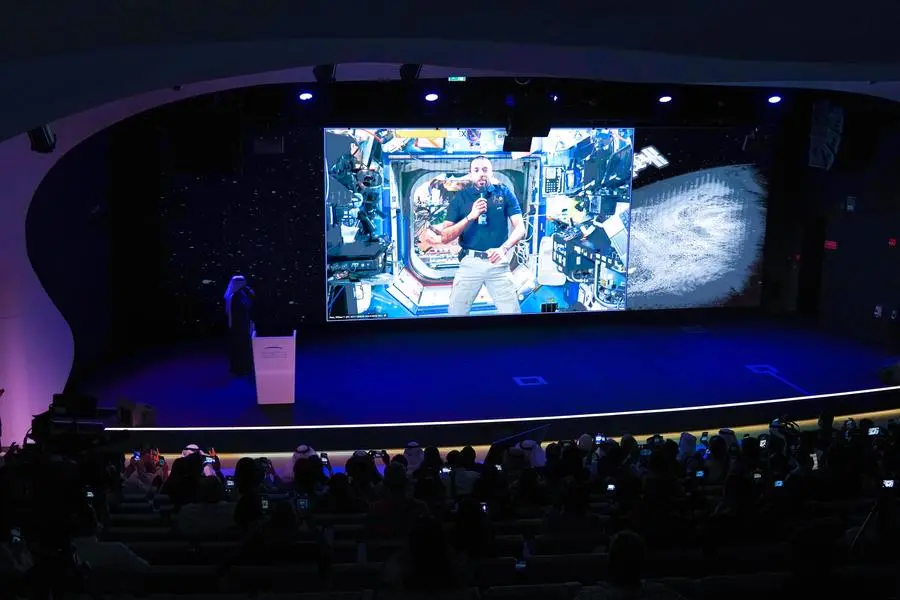 During the event, media representatives had the unique opportunity to engage in a live interaction with astronaut Sultan Al Neyadi, who is currently aboard the International Space Station (ISS), undergoing the longest Arab space mission in history , WAM