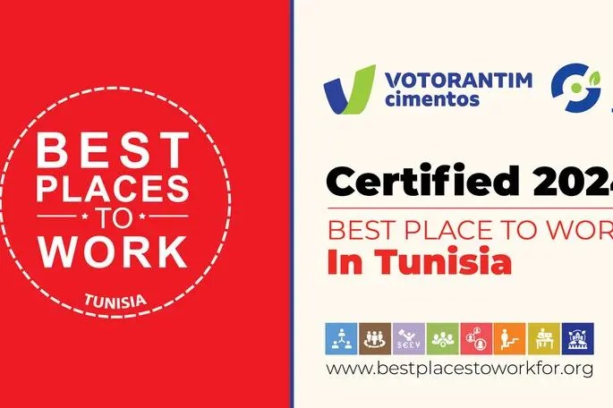 Votorantim Cimentos Tunisia earns the best place to work certification for 2024