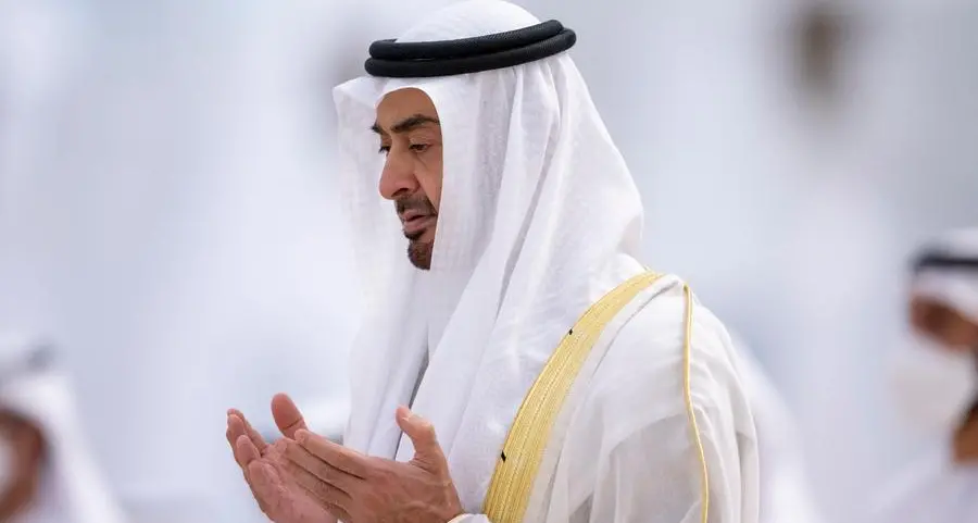 UAE leaders offer prayers, exchange greetings on Eid Al Fitr