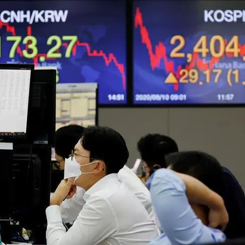 South Korean shares decline on rebounding US consumer data