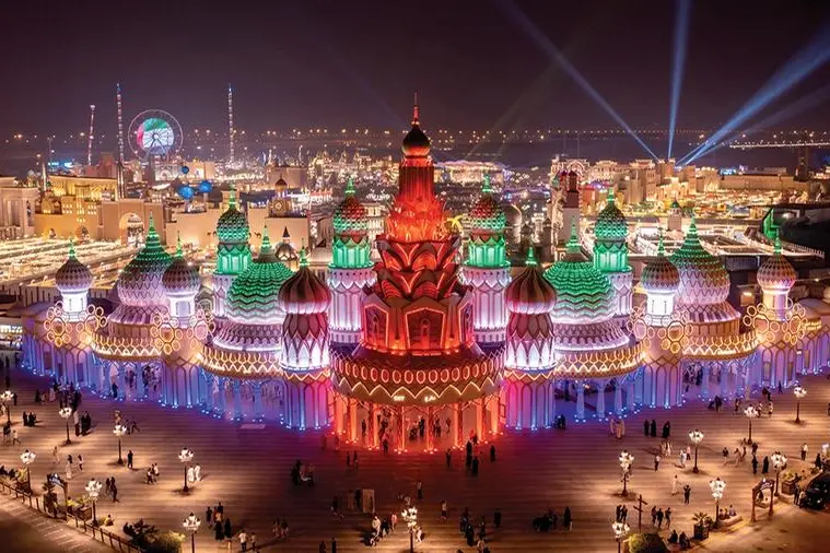 Dubai Global Village. Image courtesy Dubai Media Office Twitter handle.