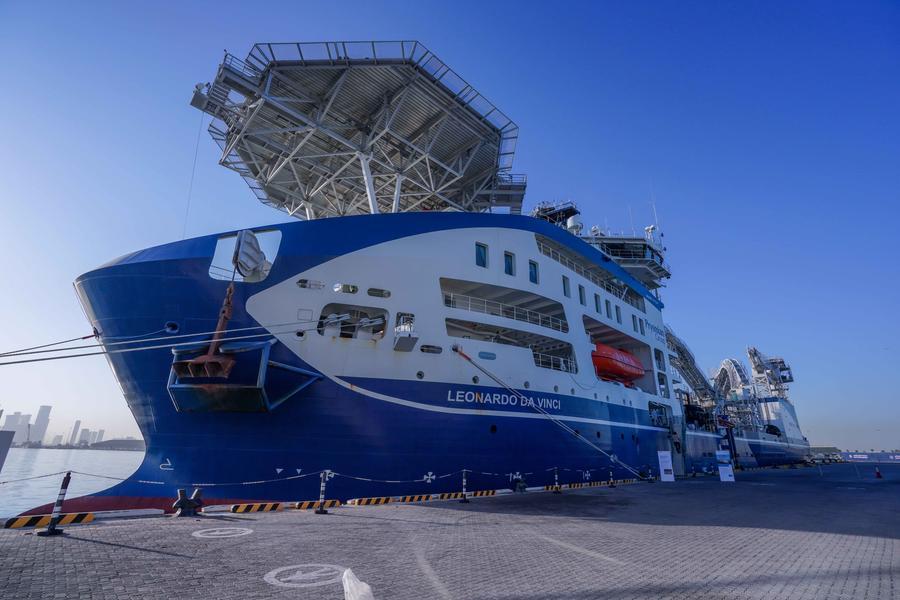 World’s leading cable-laying vessel begins operations on ADNOC, TAQA’s ...