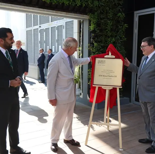 King Charles III visits Heriot-Watt University Dubai