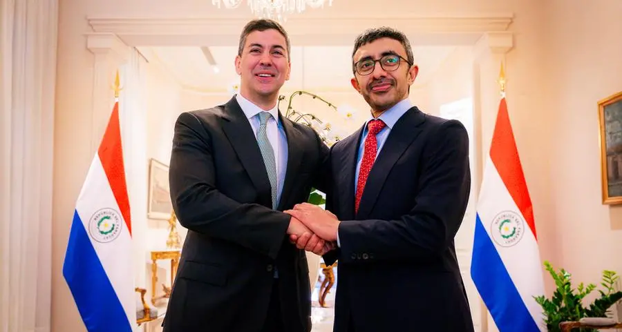 President of Paraguay receives UAE Foreign Minister to discuss climate action