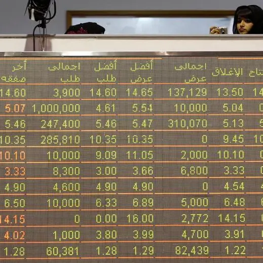 Mideast Stocks: Major Gulf bourses track Asian shares, oil prices lower