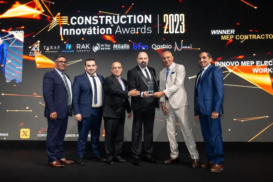 Innovo awarded as MEP Contractor of the Year 2023