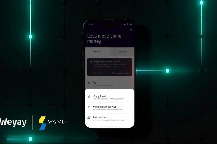 Weyay Bank launches “Wamd” by KNET for easier and more convenient online transactions
