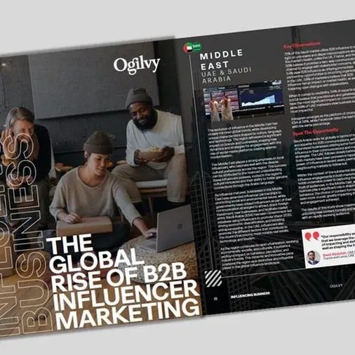 Ogilvy research reveals vast extent and untapped potential of B2B Influencer Marketing in MENA