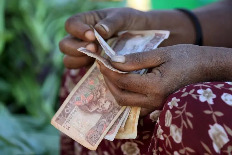 Image used for illustrative purpose only. A woman counts Ethiopian birr notes, after selling a cabbage at the Mercato market in Addis Ababa November 14, 2015. Tiksa Negeri, Reuters , Reuters Images