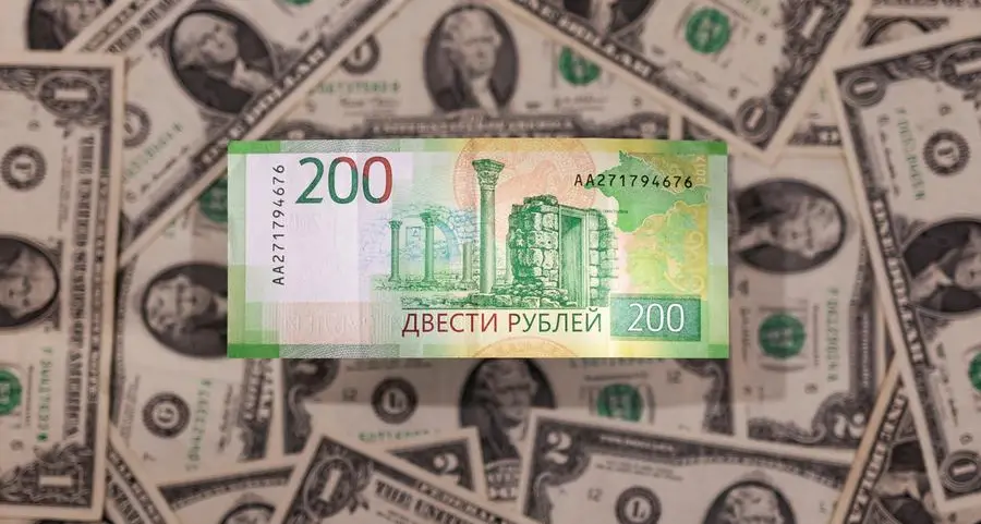Russian rouble steadies near 96 vs dollar as tax payments approach