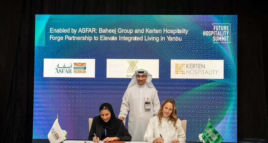 ASFAR announces Baheej and Kerten Hospitality partnership to elevate integrated living in Yanbu