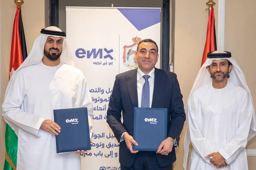 EMX - the Courier, Express, and Parcel (CEP) arm of \\u20187X\\u2019 (formerly known as Emirates Post Group) \\u2013 has signed a partnership agreement with the General Consulate of Jordan in Dubai. Image courtesy: EMX