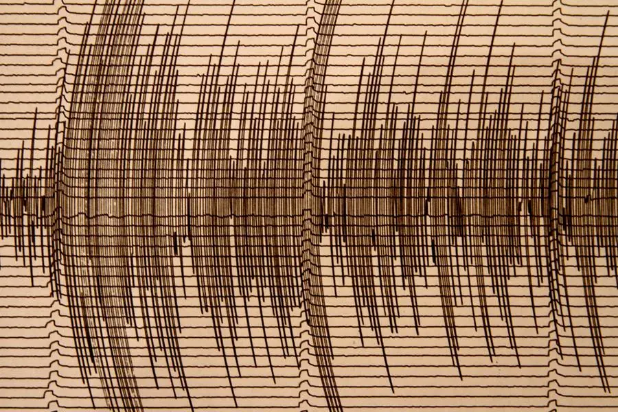 Seismograph recording of earthquake. Image used for illustrative purpose. Image Source: Getty Images , Getty Images