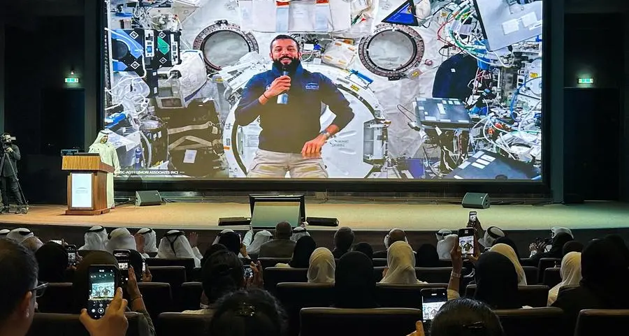 UAE astronaut wears kandura in space, extends Eid greetings