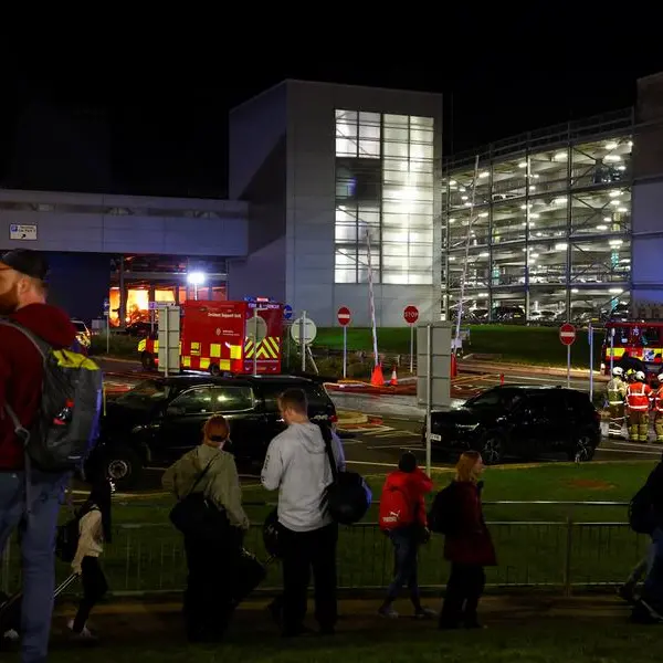 London Luton Airport suspends flights after car park inferno