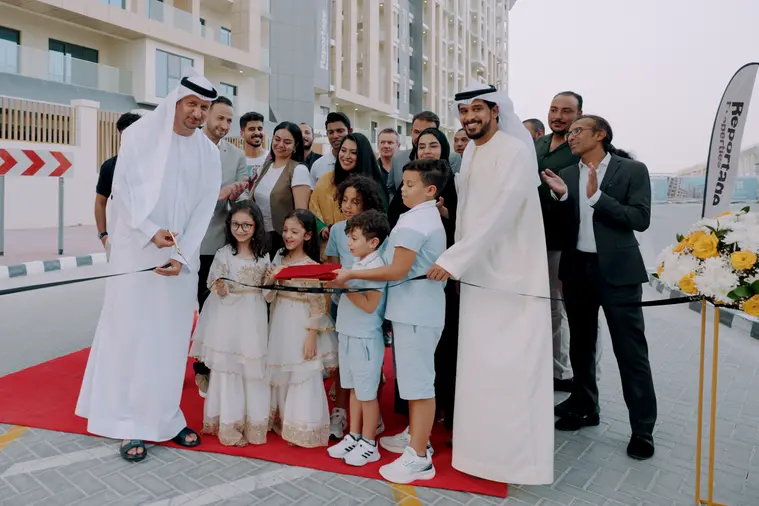 The company held a celebration on the occasion of completing works and handing off the units in the project. Image Courtesy: Reportage Properties