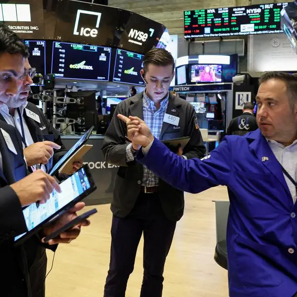 World stocks flag as dollar ups its game, UK data knocks pound