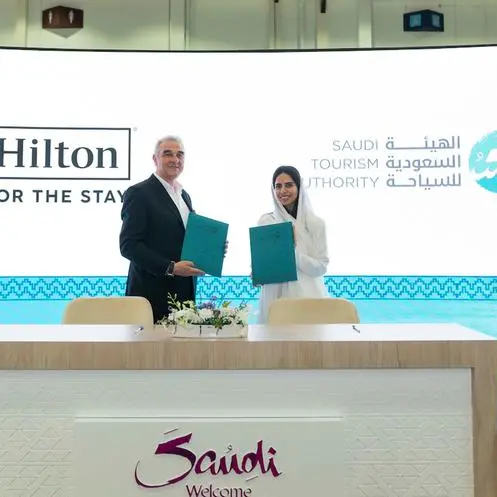 Hilton and Saudi Tourism Authority sign MoU for collaboration on attracting visitors to the Kingdom