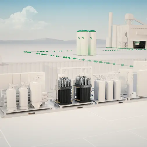 Exhibiting the Bosch PEM electrolysis Stack at World Future Energy Summit 2024 on April 16 – 18 in Abu Dhabi