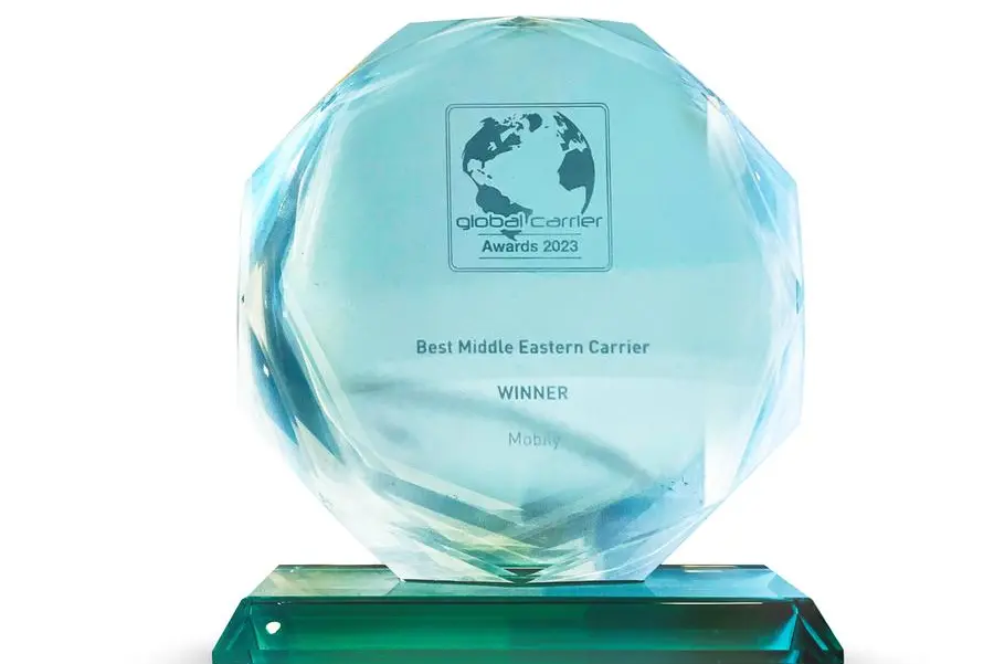 Mobily awarded \\u2018Best Middle East Carrier\\u2019 at this year\\'s Global Carrier Awards (GCAs). Image courtesy: Etihad Etisalat (Mobily)