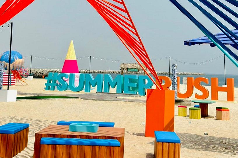 بلدية دبي تطلق النسخة الثانية من حملة “ Summer Rush ” في حديقة الممزر