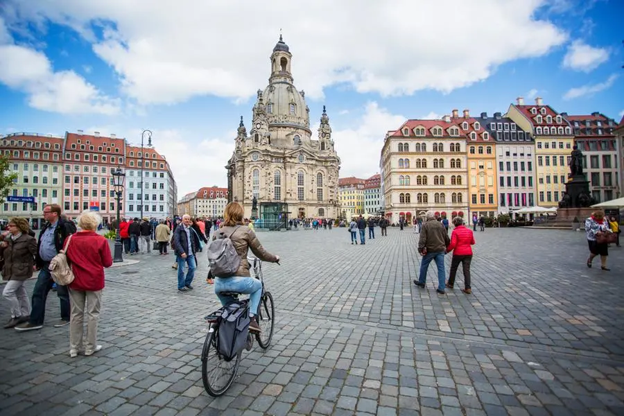 The old town city center of Dresden, Germany. Getty Images Image used for illustrative purpose. , Getty Images