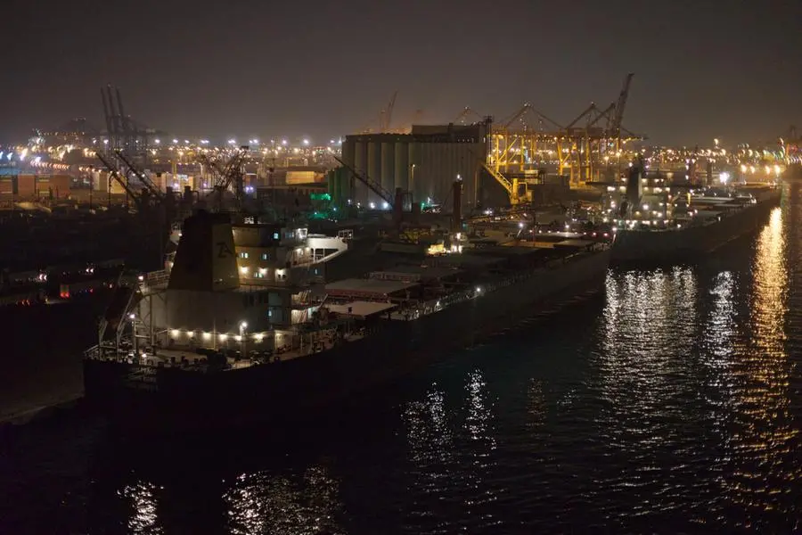Jeddah, Saudi Arabia - November 2013: freighter boat docked in Jeddah. Getty Images , Getty Images/Getty Images