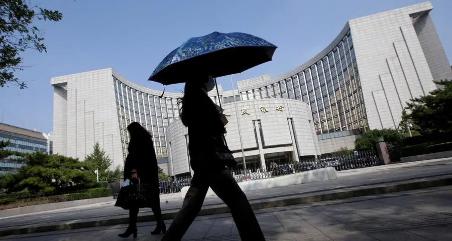 China central bank injects $124bln into banking system via one-year policy loans