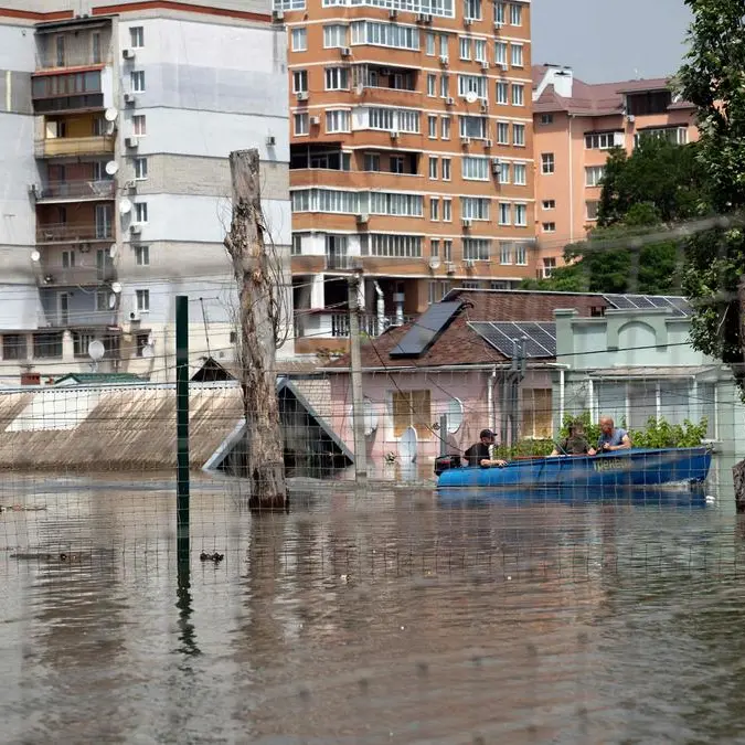 Ukraine reports deaths in Russian shelling of flood-hit Kherson