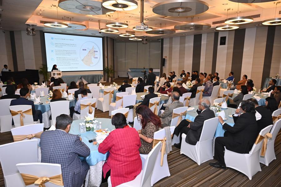 Ajman Tourism organizes a reception for representatives of the travel